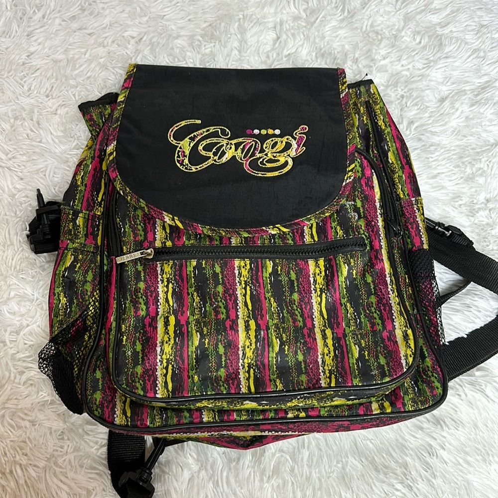 Coogi Backpack Messenger Bag (Carry on Colorful-Hard to find)